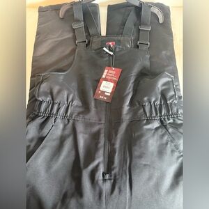 Swiss Tech Boys XXL (18) Black Insulated Snow Bib Ski Pants NWT Winter